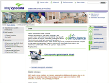 Tablet Screenshot of eambulance.cz